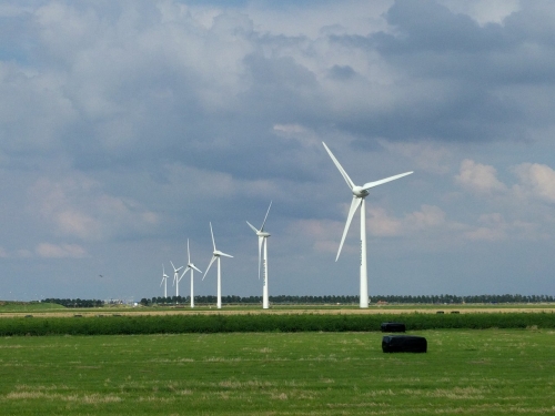 Windturbines in de Haarlemmermeerpolder